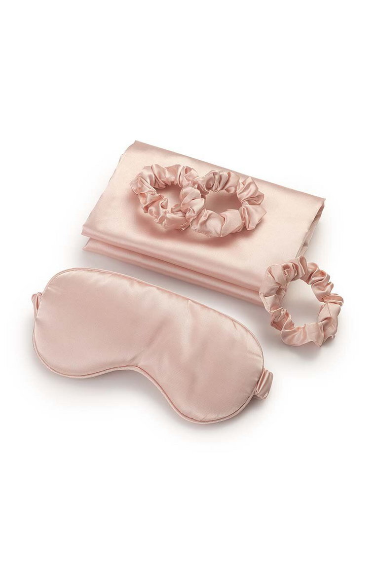 Zoë Ayla zestaw akcesoriów do spania Silky Sleep Set in Pink 5-pack