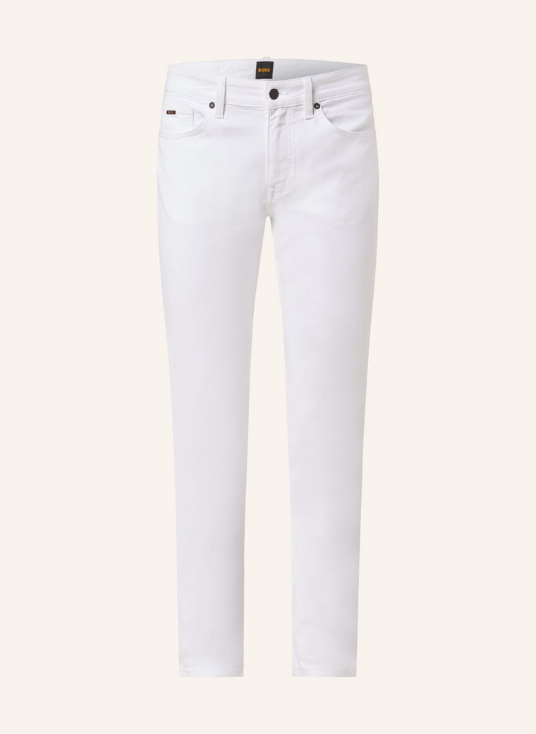 Boss Jeansy Delaware Slim Fit weiss