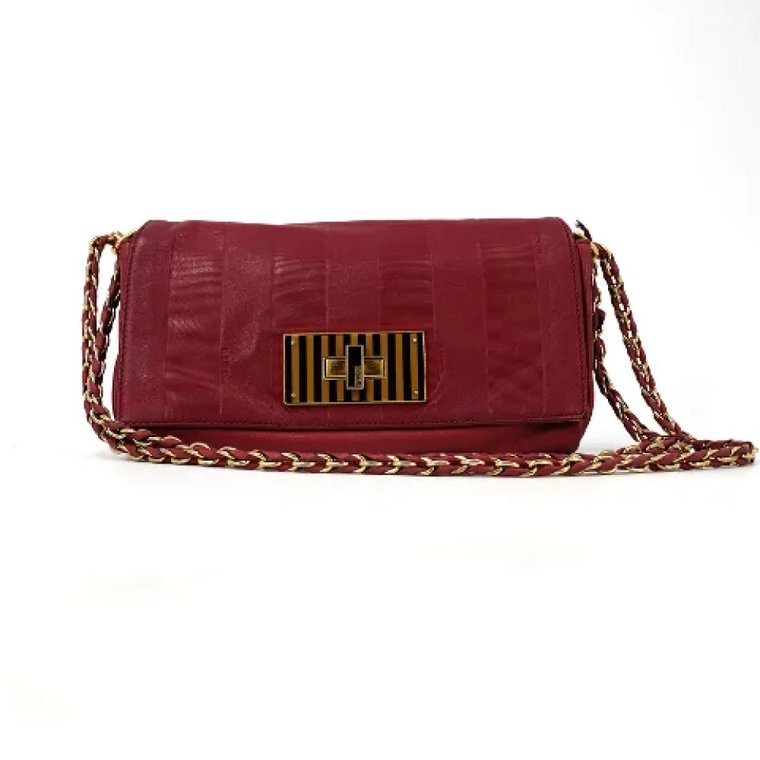 Pre-owned Leather crossbody-bags Fendi Vintage