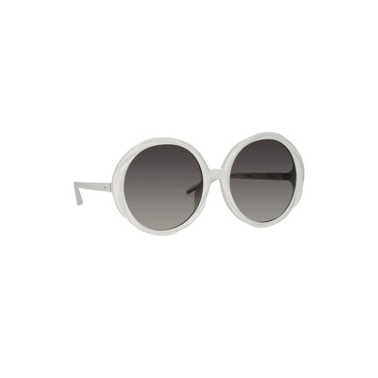 Białe OKO Okulary przeciwsłoneczne Linda Farrow