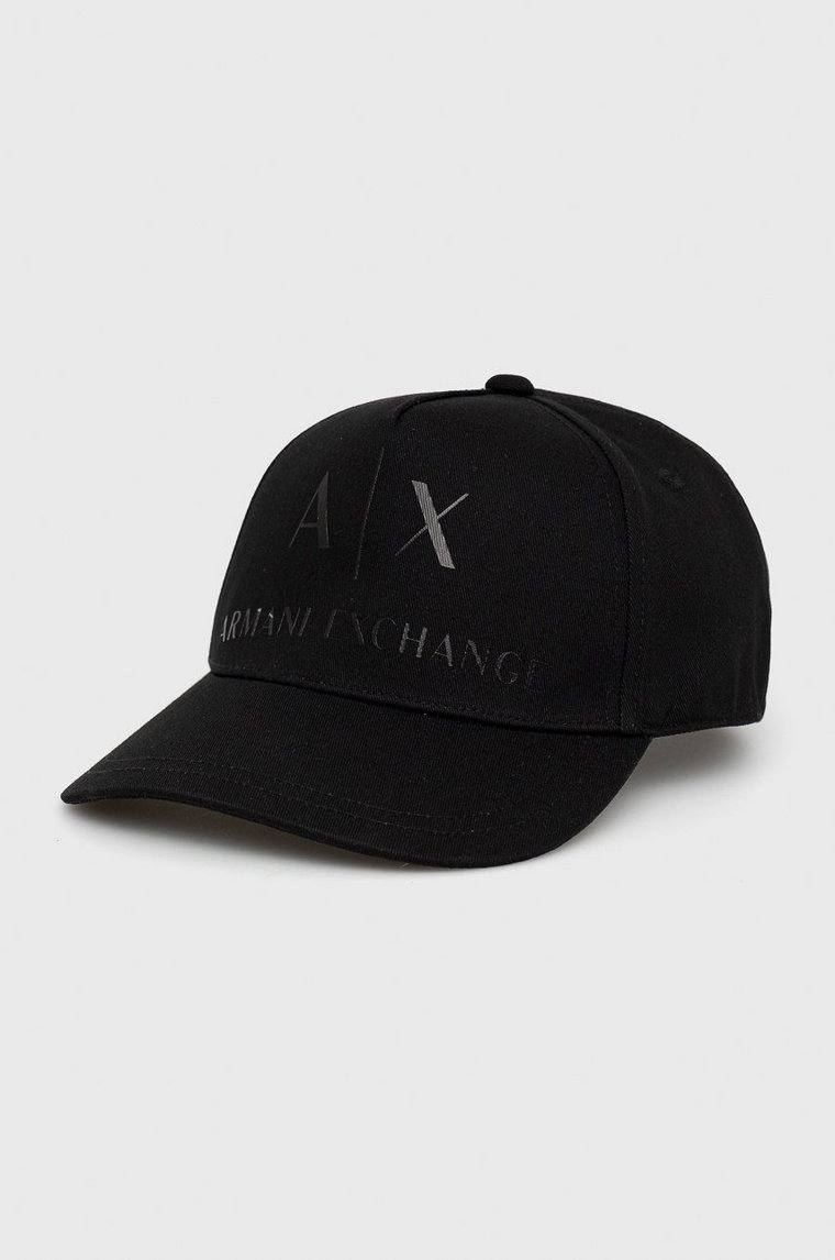 Armani Exchange czapka 944171.2R110 kolor czarny gładka