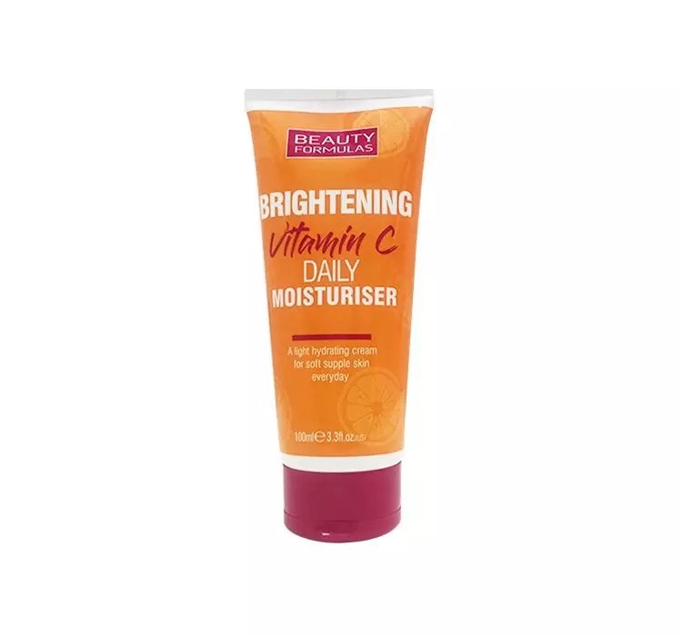 BEAUTY FORMULAS BRIGHTENING WITAMIN C ROZŚWIETLAJĄCY KREM NAWILŻAJĄCY DO TWARZY 100ML