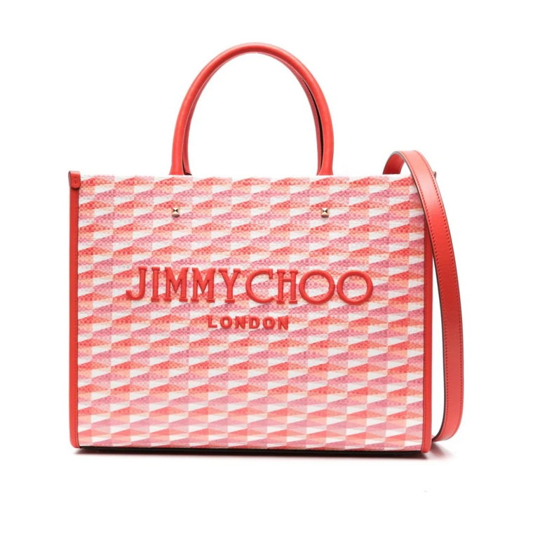 Czerwona Torba Avenue M Tote Jimmy Choo