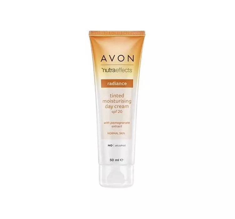 AVON NUTRA EFFECTS RADIANCE NAWILŻAJĄCO-KOLORYZUJĄCY KREM NA DZIEŃ SPF 20 50ML