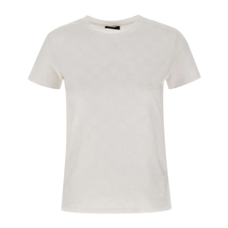 Białe T-shirty i Pola od Elisabetta Franchi Elisabetta Franchi