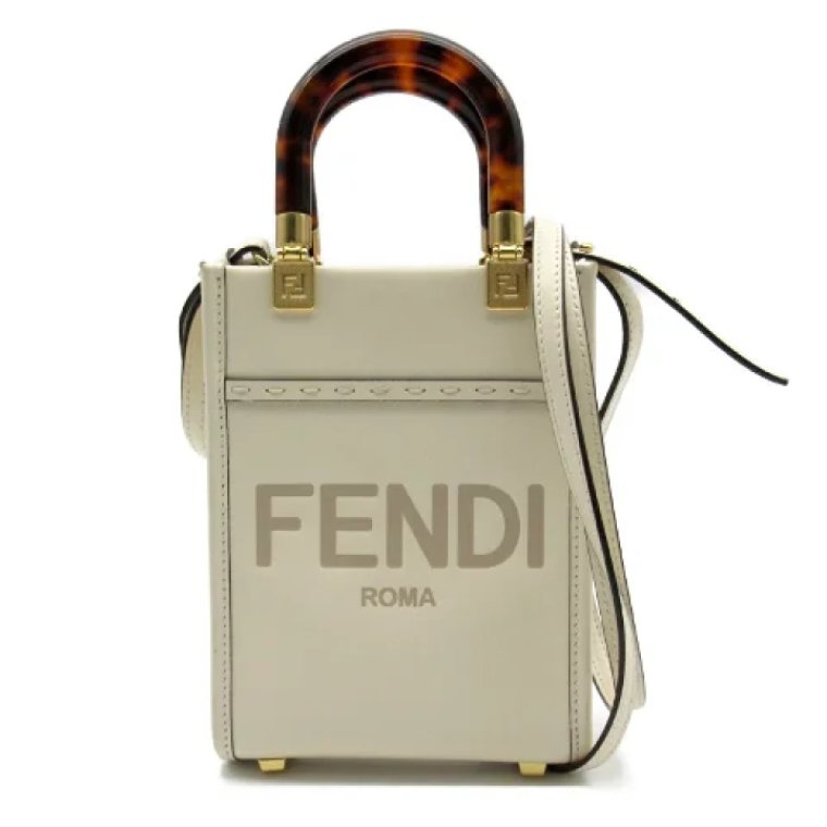 Pre-owned Leather handbags Fendi Vintage