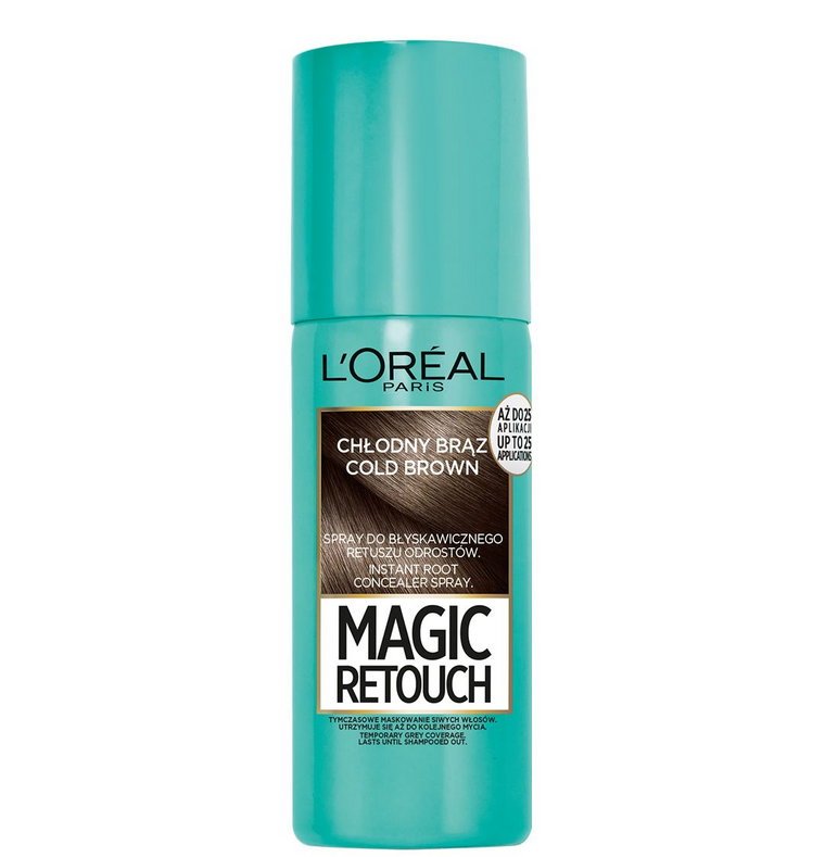 Magic Retouch Spray na odrosty Chłodny Brąz 75 ml