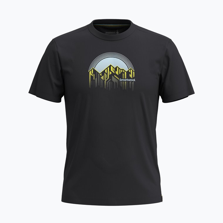 Koszulka męska Smartwool Dusk to Dawn Graphic Short Sleeve black