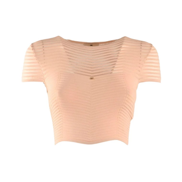 Stylowy Cropped Top dla Kobiet Elisabetta Franchi