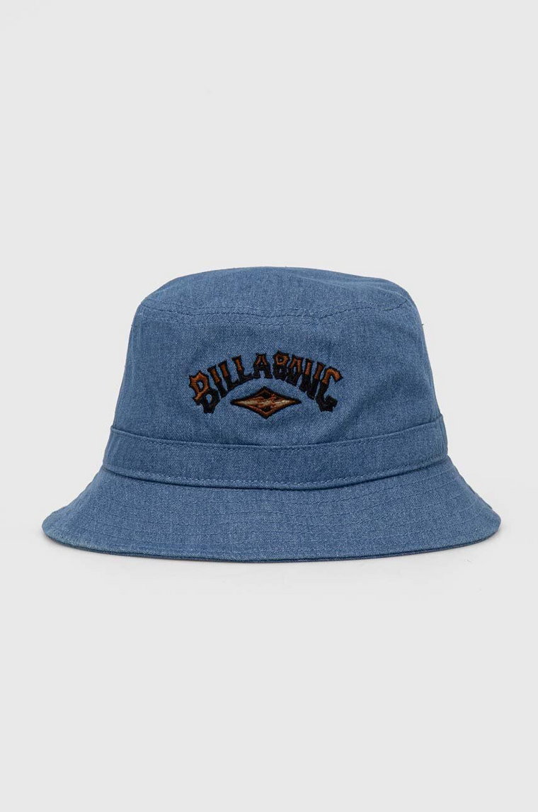 Billabong kapelusz jeansowy kolor niebieski bawełniany ABYHA00463