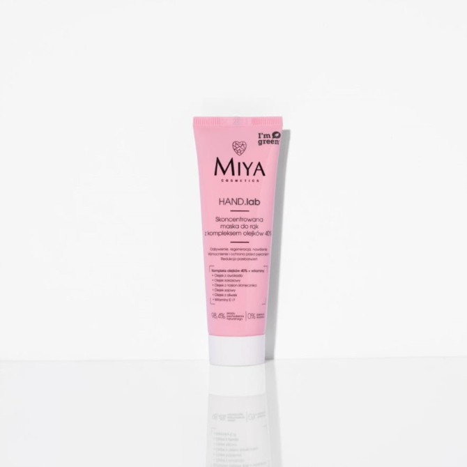 MIYA COSMETICS Skoncentrowana Maska Do Rąk Z Kompleksem Olejków 40% - 50 ml