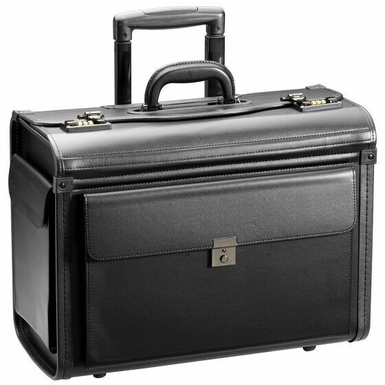 d&n Business & Travel 2-Wheel Pilot Trolley 48 cm schwarz