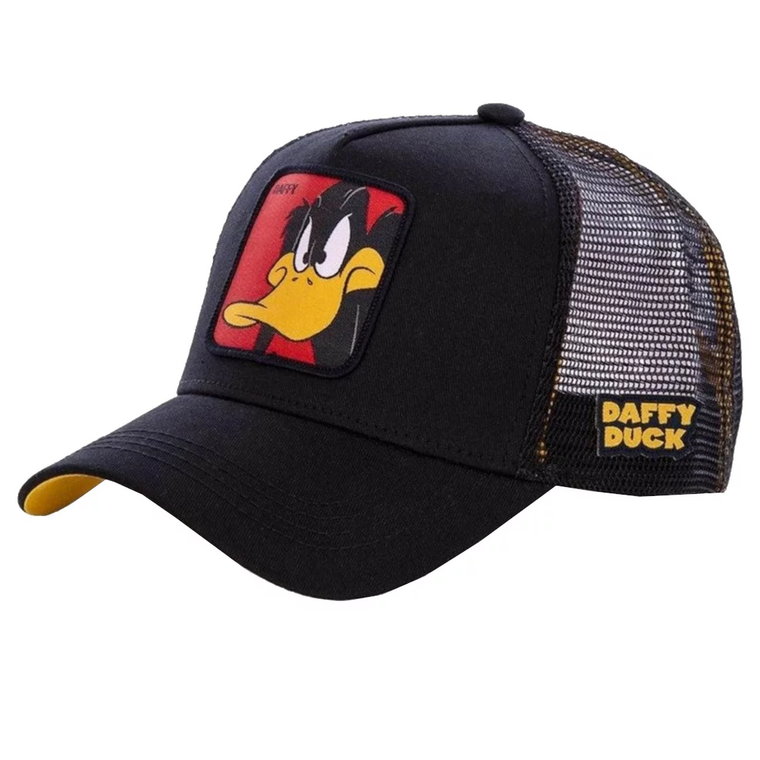 Capslab Looney Tunes Daffy Duck Cap CL-LOO-1-DAF1, Męskie, Czarne, czapki z daszkiem, bawełna, rozmiar: One size