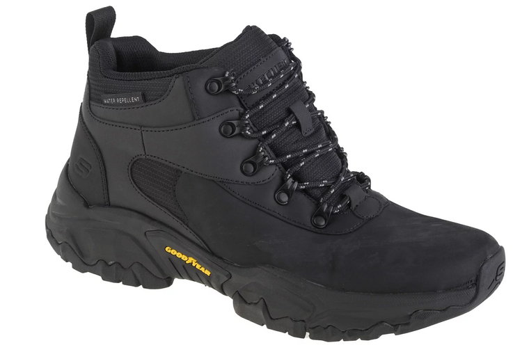 Skechers Terraform-Renfrow 204484-BBK, Męskie, Czarne, buty trekkingowe, skóra licowa, rozmiar: 41