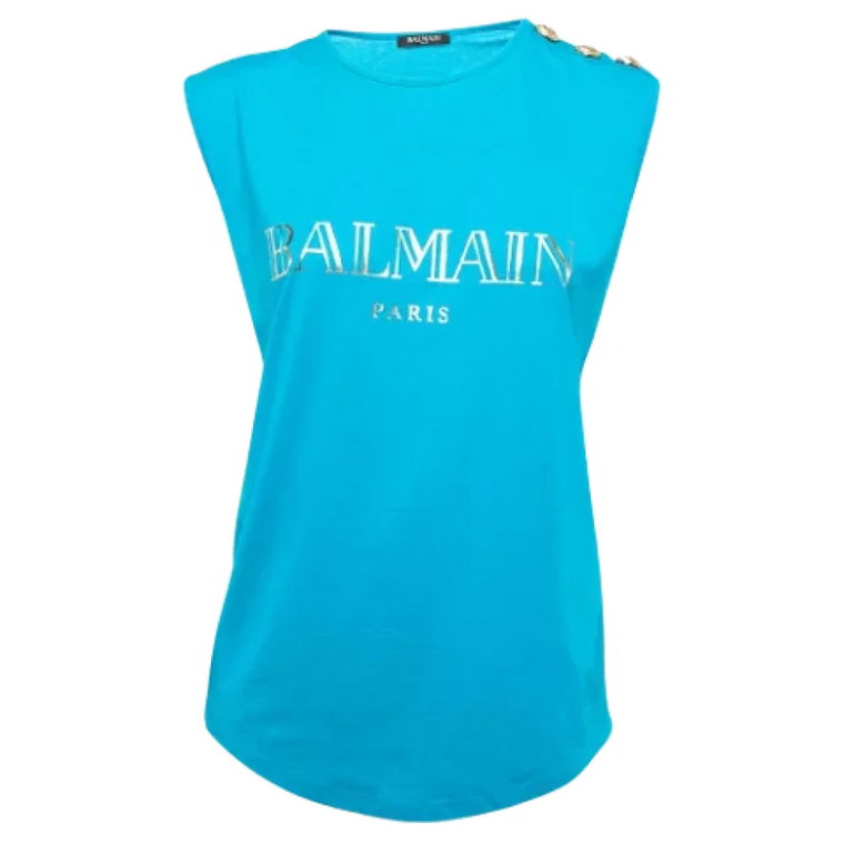 Pre-owned Cotton tops Balmain Pre-owned