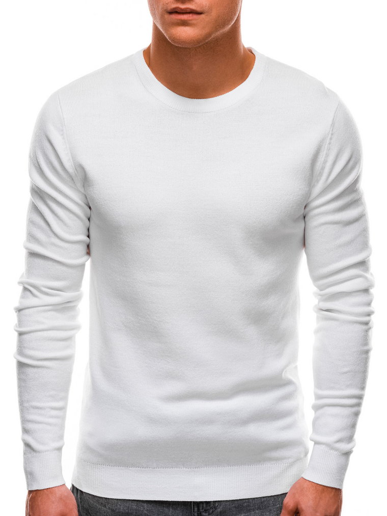 Sweter męski - biały V5 EM-SWBS-0100