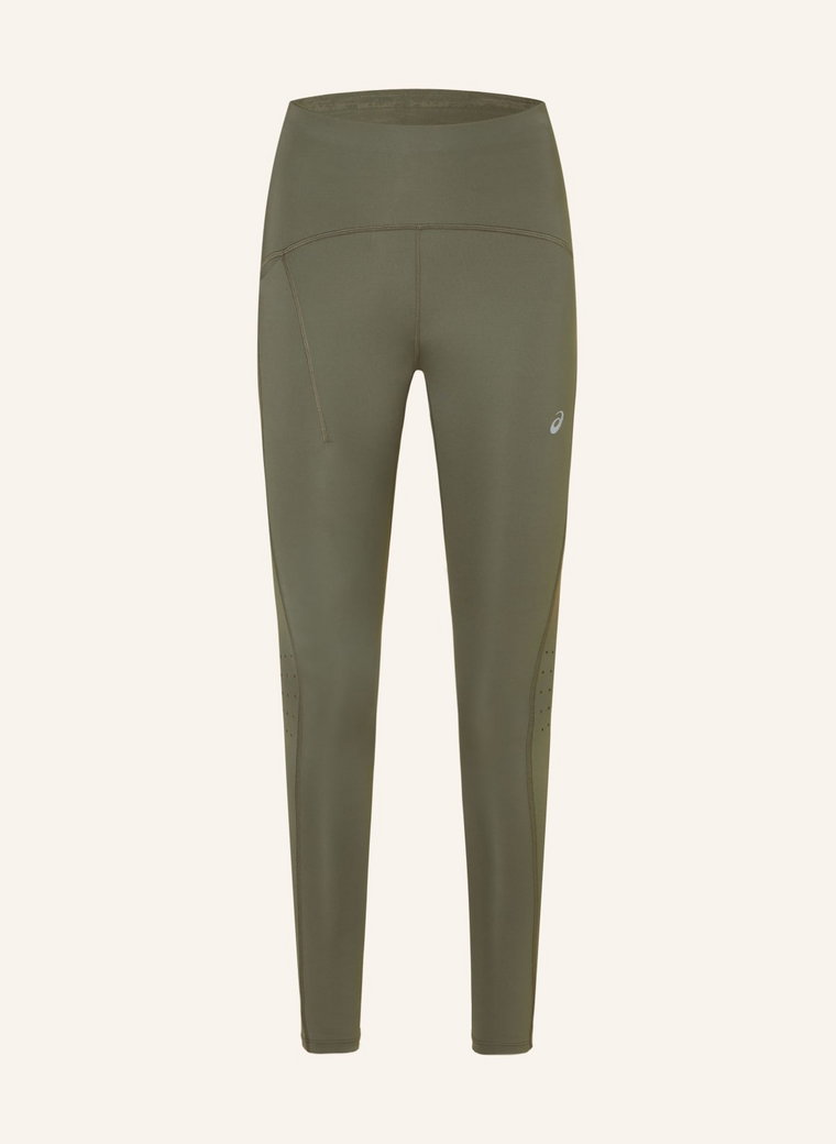 Asics Legginsy Do Biegania Road High Waist Tight gruen