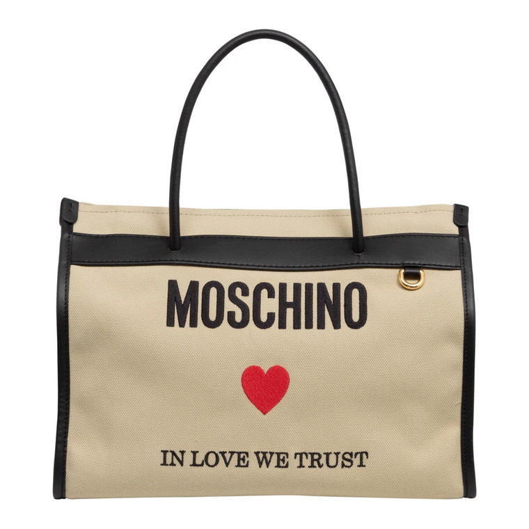 In Love We Trust Tote bag Moschino