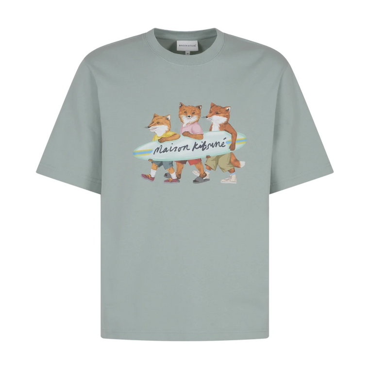 Surfing Foxes T-shirt Maison Kitsuné
