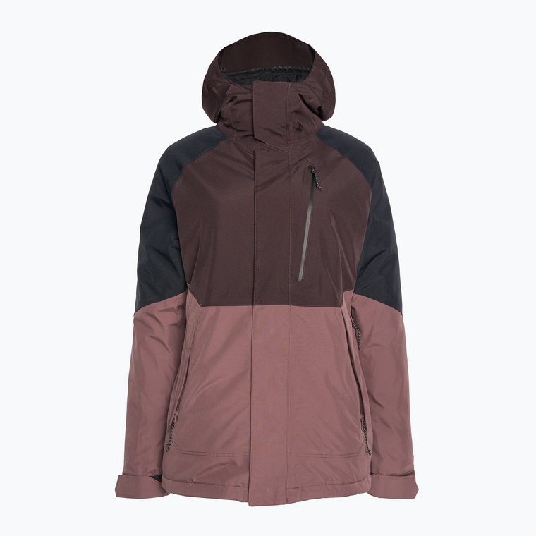 Kurtka snowboardowa damska Volcom Aris Ins Gore black plum