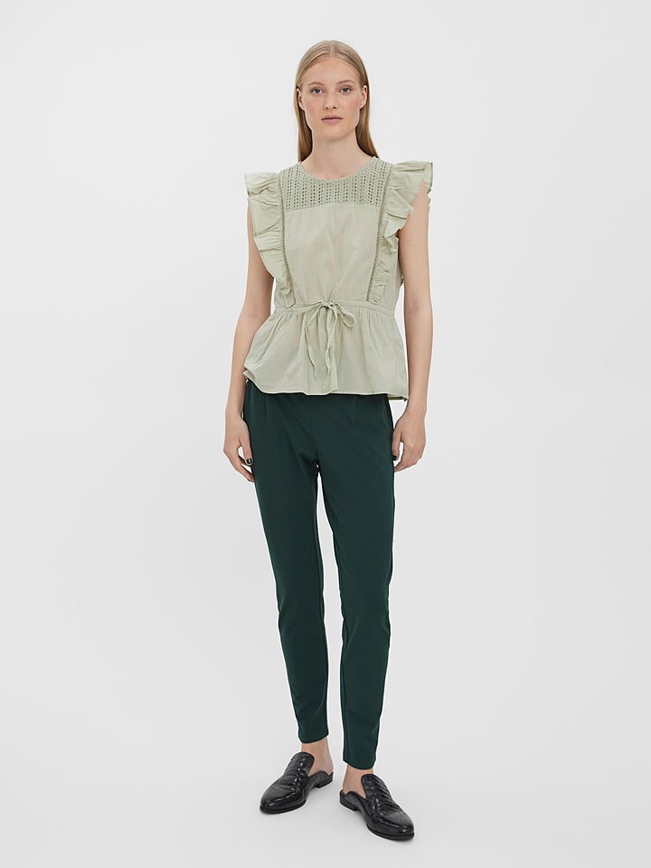 Vero Moda Top "Jilla" w kolorze khaki