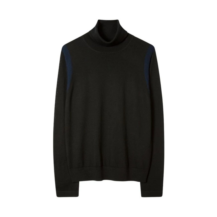 Kontrast Armhole Turtleck Sweter PS By Paul Smith