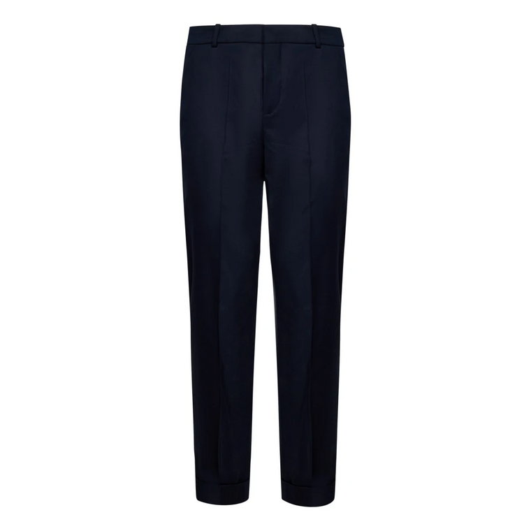 Niebieskie Aw23 Spodnie Formalne dla Mężczyzn Balmain