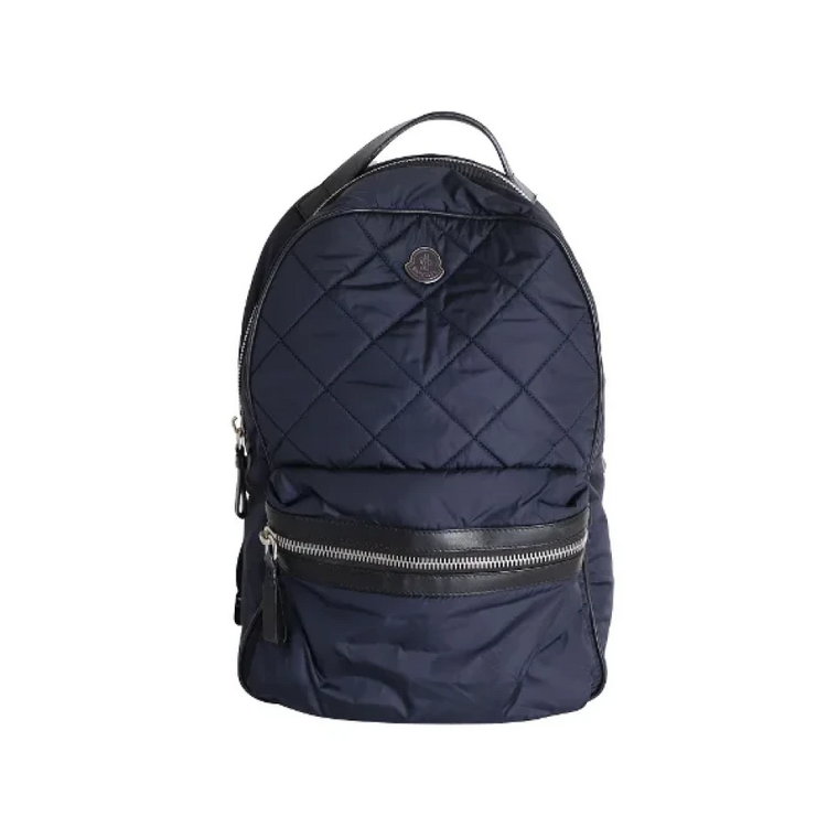 Pre-owned Leather backpacks Moncler Pre-owned