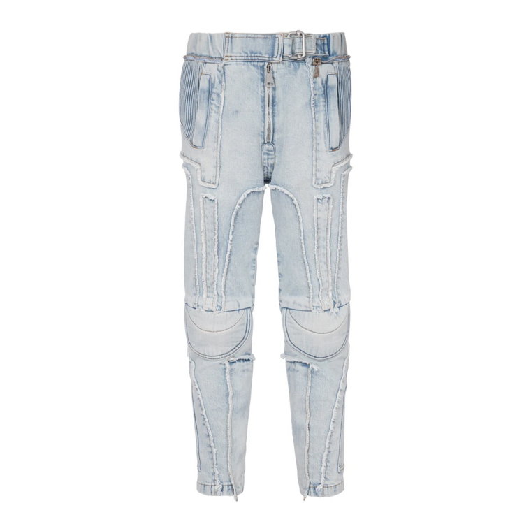 Ribbed cotton slim-fit jeans Balmain