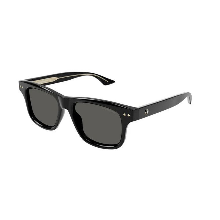 Czarne Okulary Przeciwsłoneczne Mb0319S Montblanc