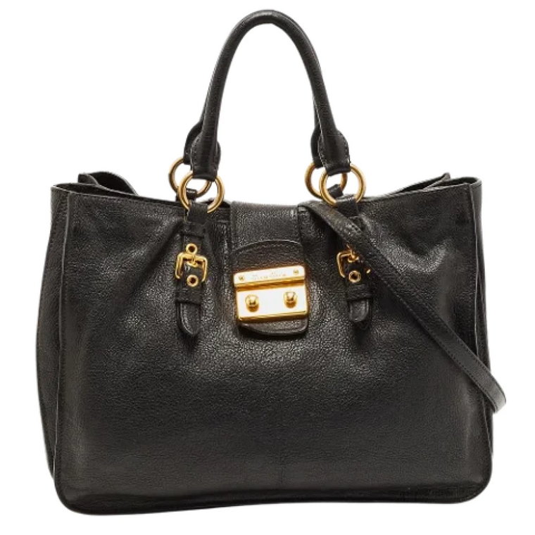 Pre-owned Leather totes Miu Miu Pre-owned