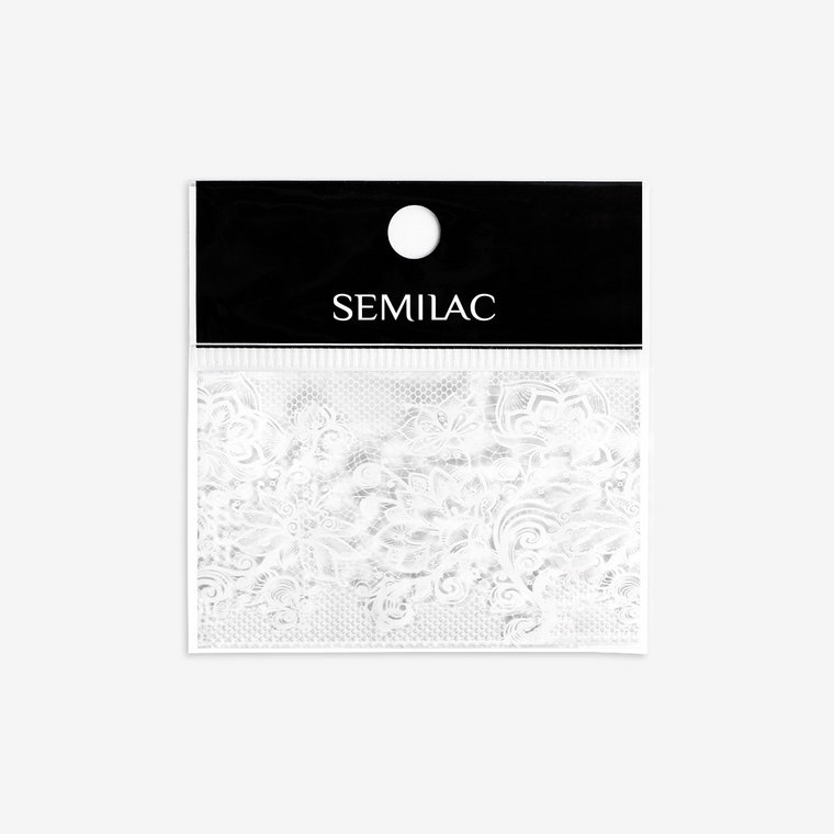 22 Semilac Folia transferowa White Lace