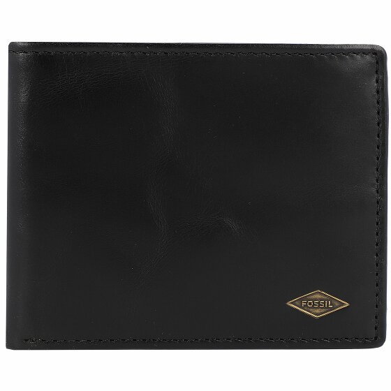 Fossil Ryan Wallet RFID Leather 11 cm schwarz