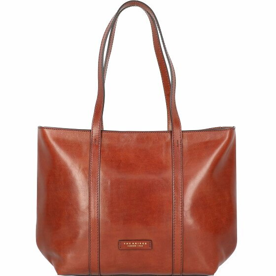 The Bridge Vittoria Shopper Bag Leather 40cm marrone