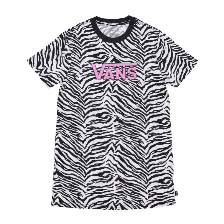 Zebra Daze Relaxed Tee Sukienka Vans