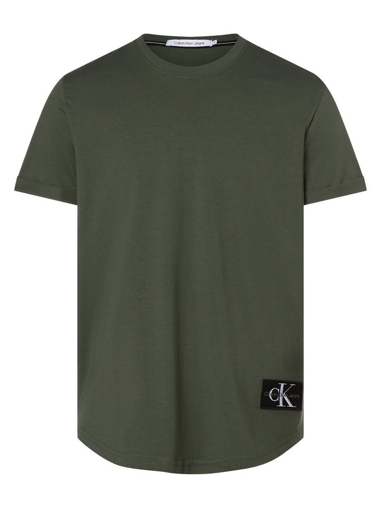 Calvin Klein Jeans - T-shirt męski, zielony