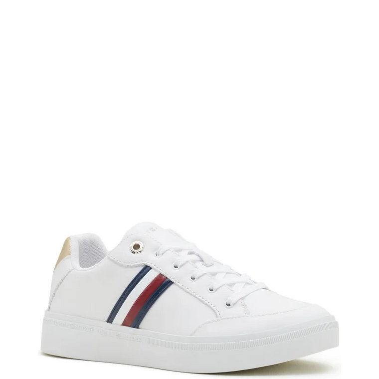 Tommy Hilfiger Skórzane sneakersy ELEVATED GLOBAL STRIPES