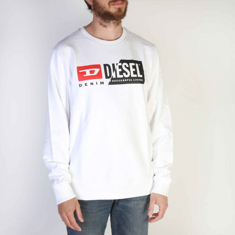 Bluza marki Diesel model S-GIRK-CUTY kolor Biały. Odzież męska. Sezon: Wiosna/Lato