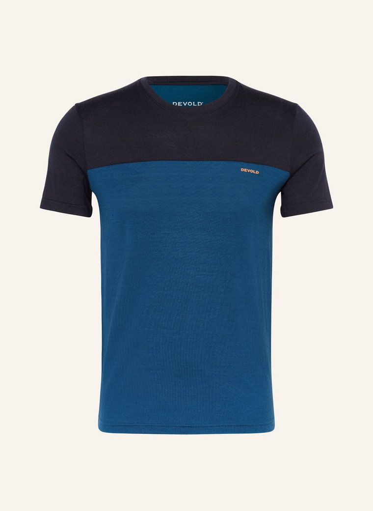Devold T-Shirt blau