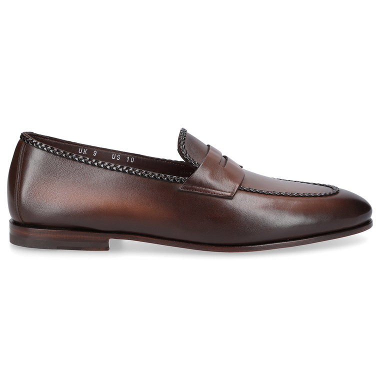 Santoni Loafer 18399 skóra cielęca