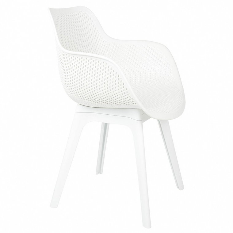 Krzesło landi białe - polipropylen kod: KH010100213