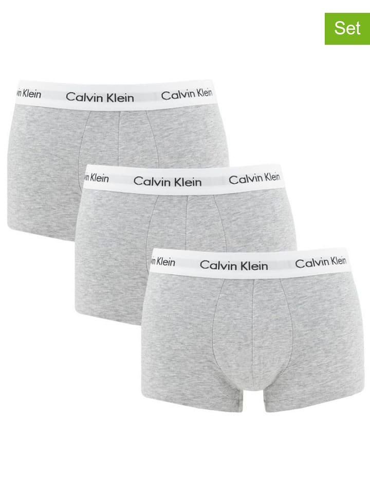 CALVIN KLEIN UNDERWEAR Bokserki (3 pary) w kolorze jasnoszarym