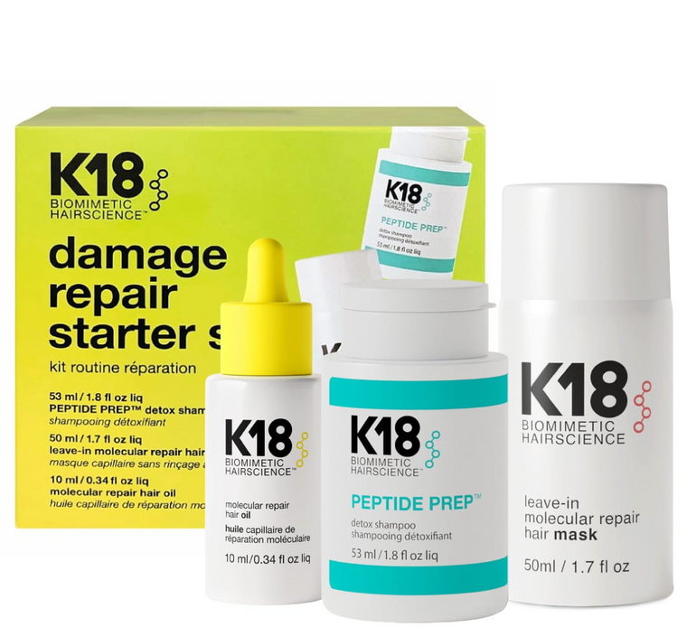 K18 Damage Repair Starter Set Zestaw do odbudowy włosów 1szt