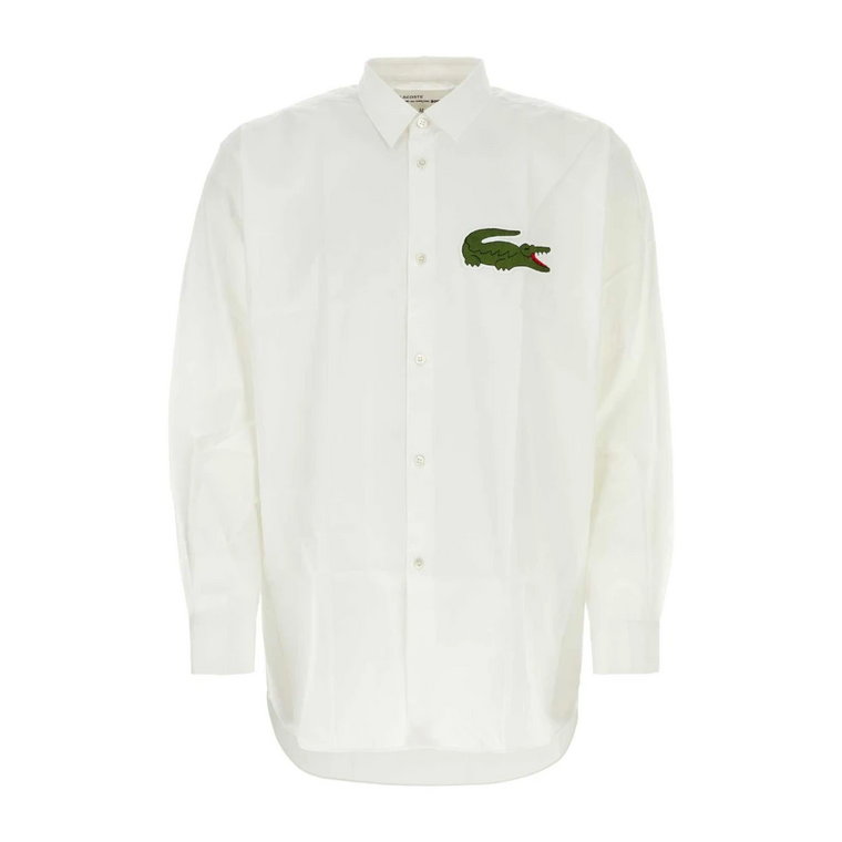 Biała Koszula Poplinowa - Klasyczny Styl Comme des Garçons