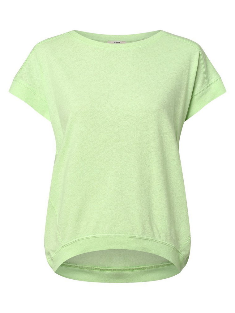 Esprit Casual - T-shirt damski, zielony