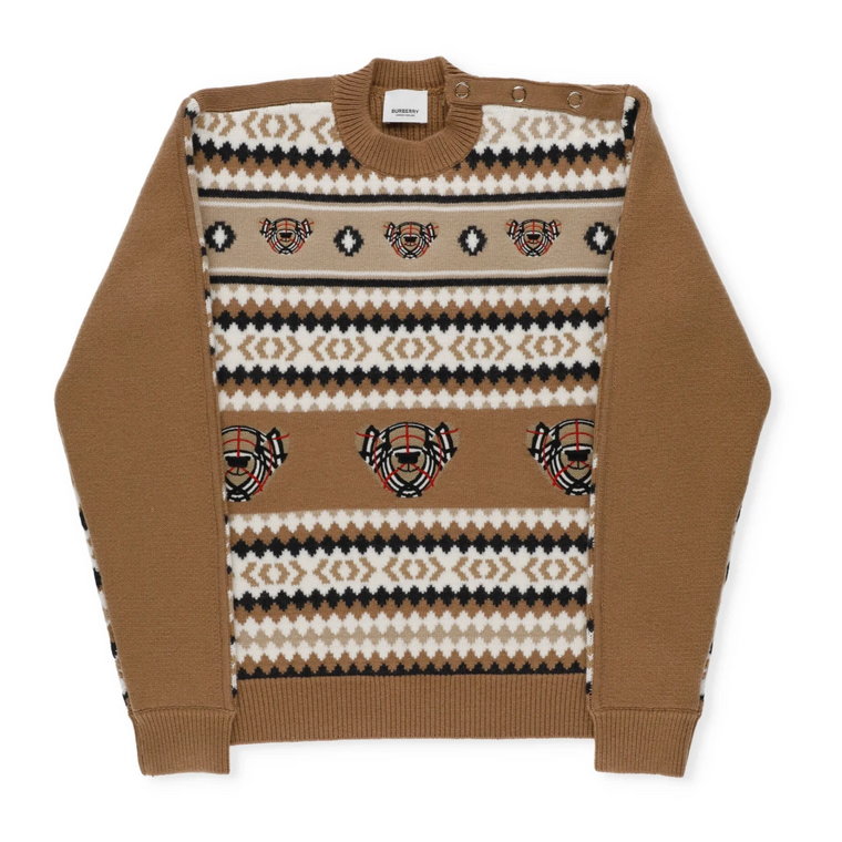 Luksusowy sweter z wełny i kaszmiru Burberry