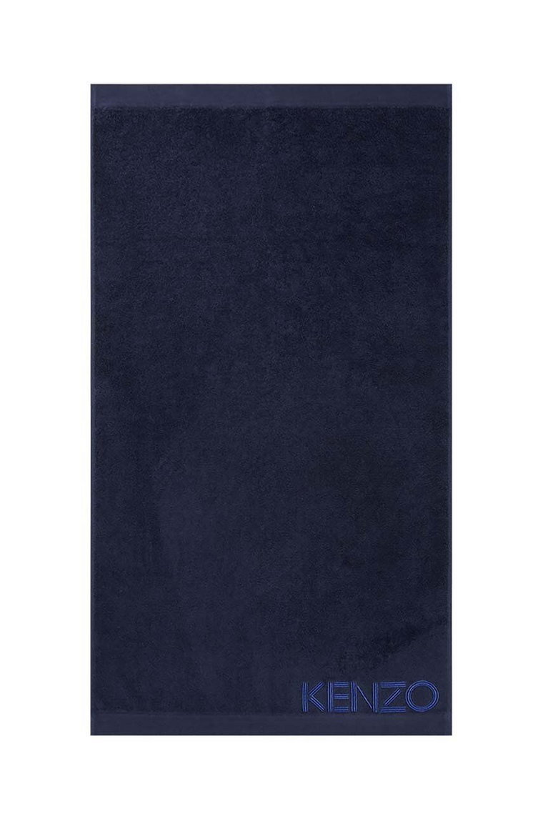 Kenzo duży ręcznik bawełniany Iconic Navy 92x150 cm