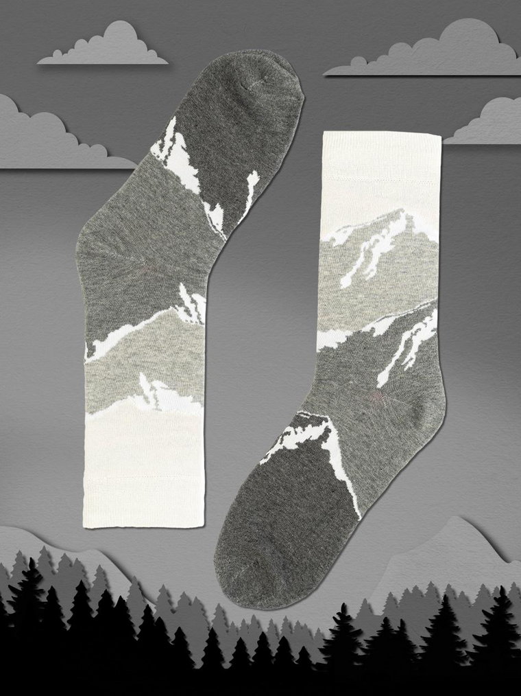 Długie Skarpetki Urban Socks Everest Szare