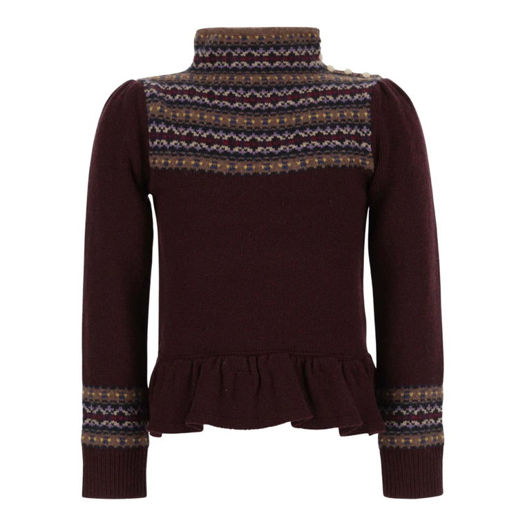 Sweter z Wełnianym Wzorem Polo Ralph Lauren