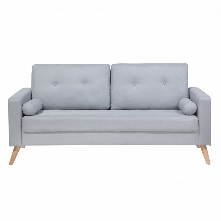 Sofa dwuosobowa tapicerowana jasnoszara Marcello BLmeble kod: 4260602372981